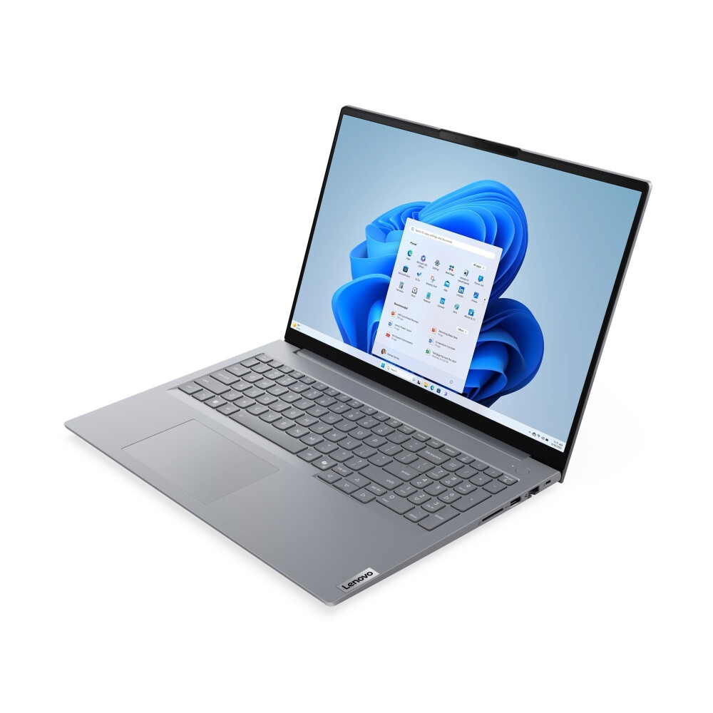 Лаптоп - Lenovo ThinkBook 16 G9 Intel Core 7 240H (up to 5.2GHz, 24MB), 16GB DDR5-5600, 512GB SSD, 16" WUXGA (1920x1200) IPS AG, Intel Graphics, 5MP Cam, Backlit KB, WLAN, BT, FPR, DOS, 3 cell, 3Y Onsite