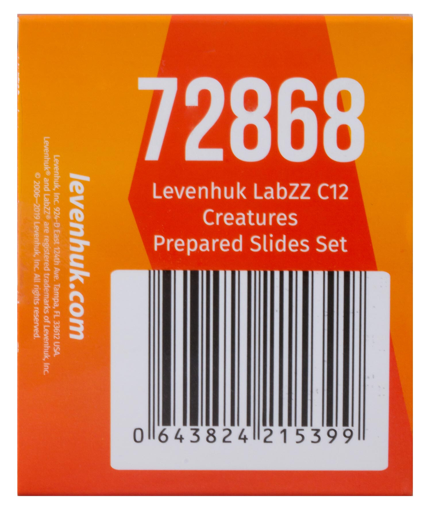Комплект подготвени проби от живи същества Levenhuk LabZZ C12