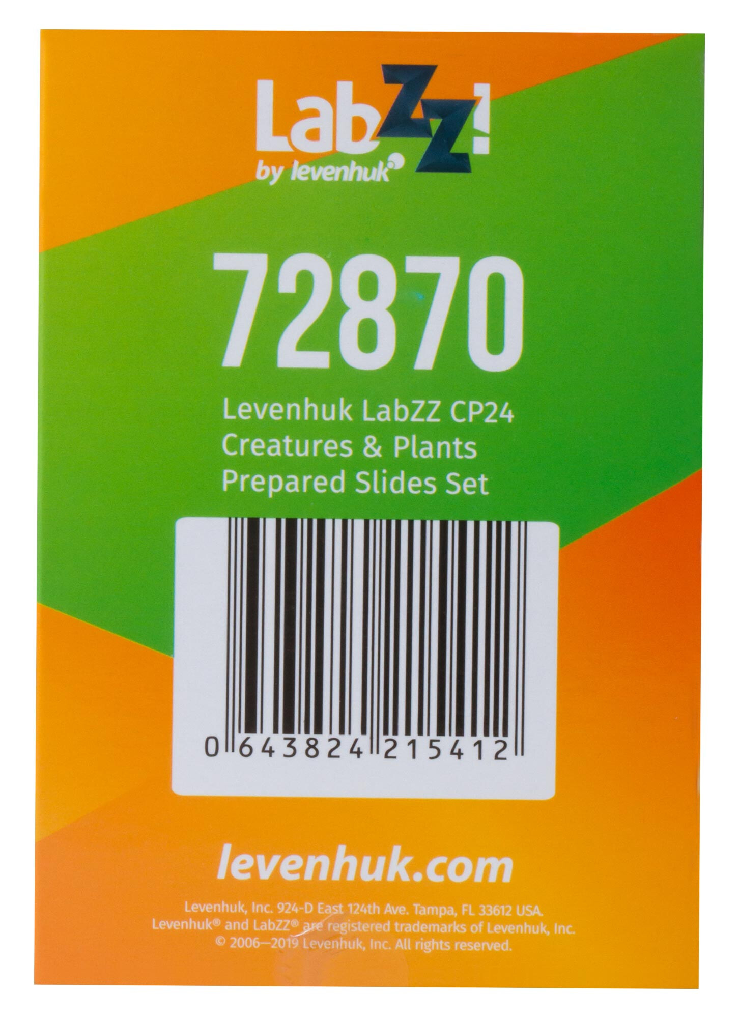 Комплект подготвени проби от живи същества и растения Levenhuk LabZZ CP24